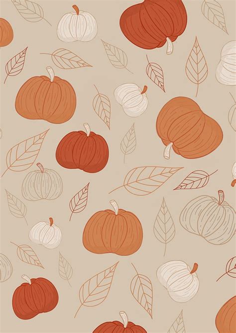 Download Autumn Leaves, Pumpkins, Pattern. Royalty-Free Stock Illustration Image - Pixabay