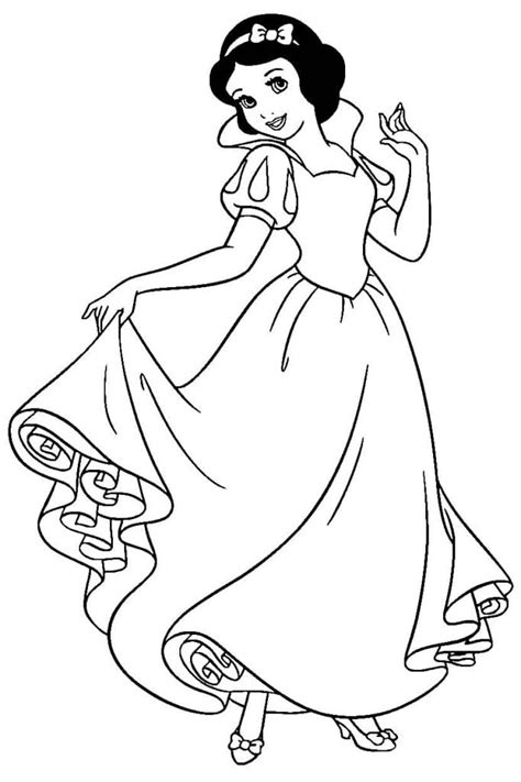 30+ Desenhos da Branca de Neve para colorir - Como fazer em casa