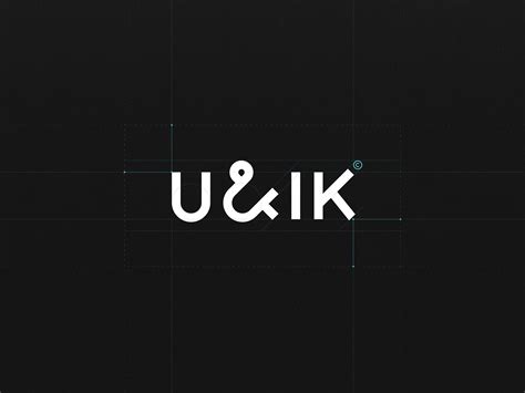 U & IK logo design | Typo logo design, Logo design typography, Logo ...