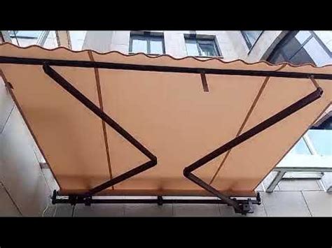 Локтевая выдвижная маркиза для террасы многоэтажного здания ...