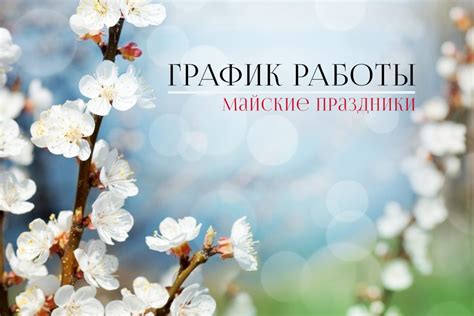 График работы на майские праздники | Dune Ego