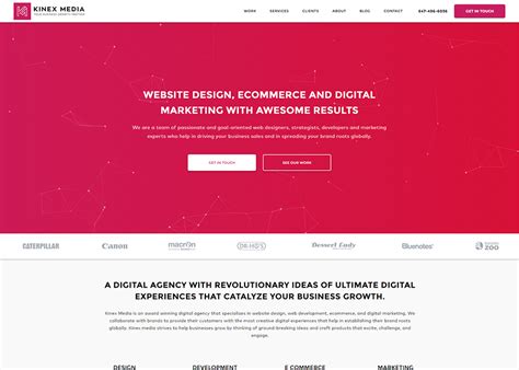 Kinex Media - Awwwards Nominee
