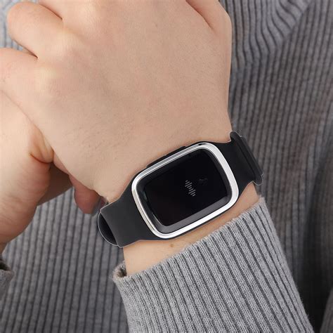 Mosquito Repellent Digital Watch - Black - 7198896 - TJC