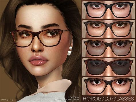 Pralinesims' Horololo Glasses | Sims 4 tsr, Sims 4 piercings, Sims 4