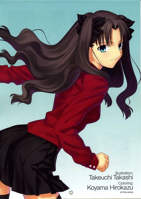 Tohsaka Rin - Fate/stay night - Image by Takeuchi Takashi #107941
