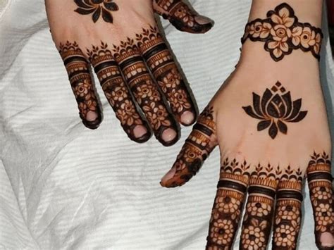 latest mehndi designs     apply  hands  shardiya