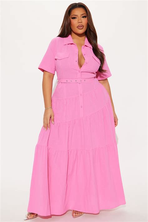 plus size pink dresses 12
