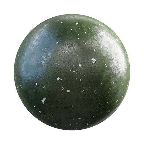 green painted metal pbr texture