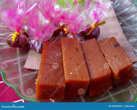 dodol jenang snacks typical indonesian javanese snacks stock image