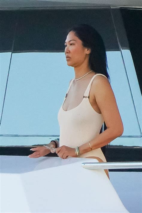 KIMORA LEE SIMMONS in Swimsuit at a Yacht in St Bart’s 12/23/2023