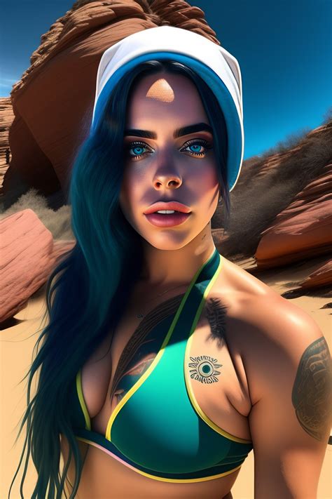 Lexica - Billie eilish bikini