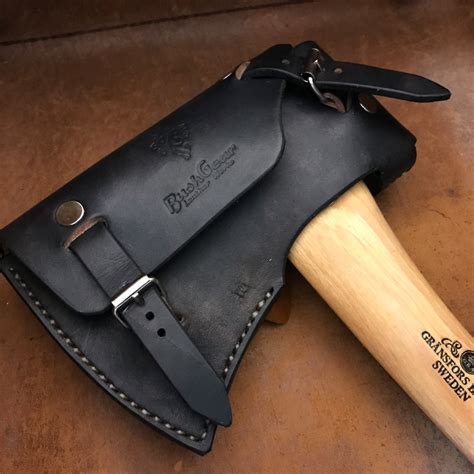 gransfors small forest axe custom leather sheath brown etsy