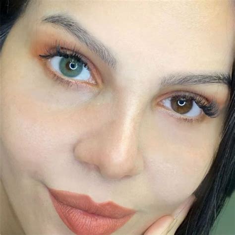 EL‘AMORE Amore green coloured lenses - FAMELENSES