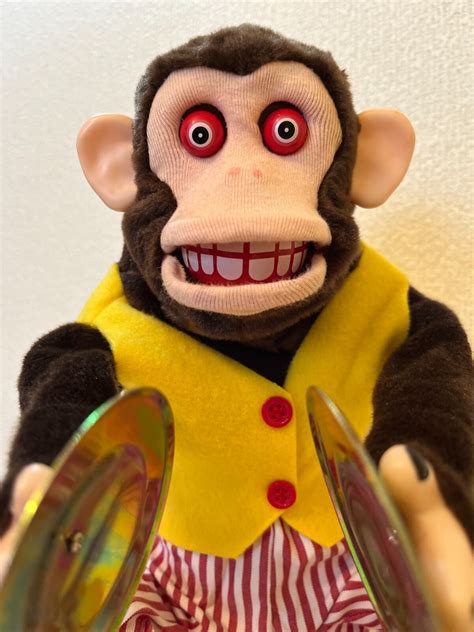 Naughty! Curious Cymbal Chimp Monkey Clapping Plush Doll Toy Jolly