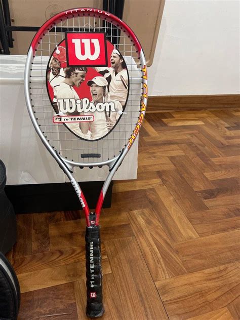 Wilson Tennis Racket, Sports Equipment, Sports & Games, Racket & Ball ...