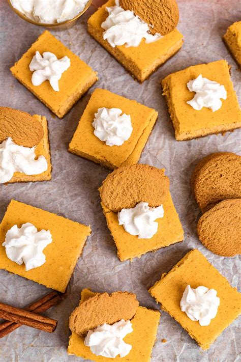Easy Pumpkin Cheesecake Bars Recipe - Dinner, then Dessert