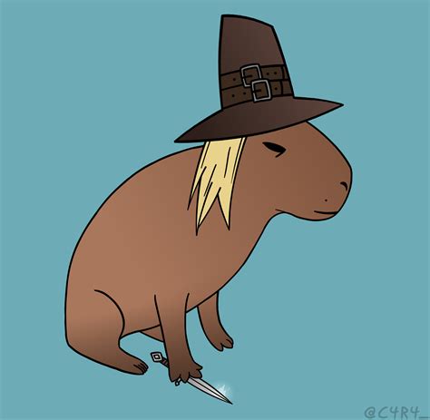 Afterparty Grave Robber (Capybara) by C4R4 on Newgrounds