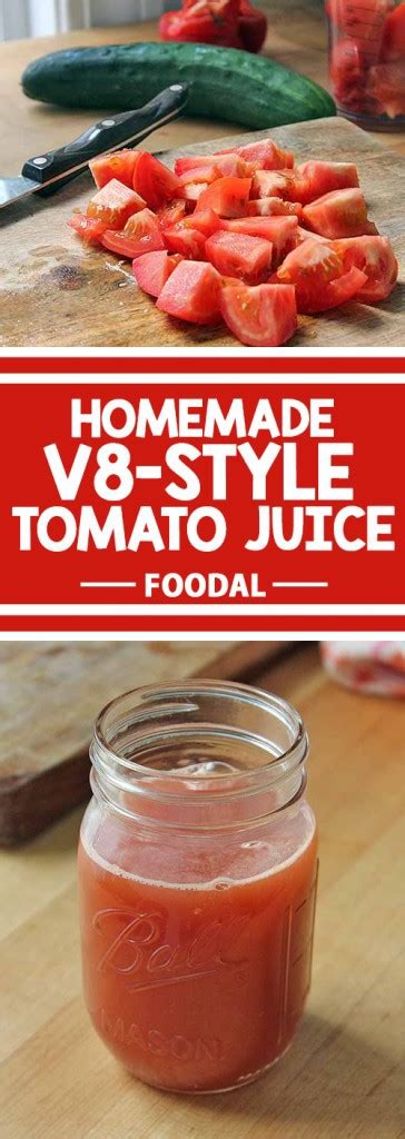 Homemade V8-Style Tomato Juice | Foodal