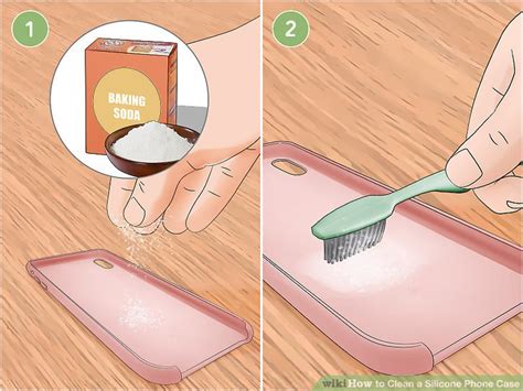 how to clean silicone phone cover