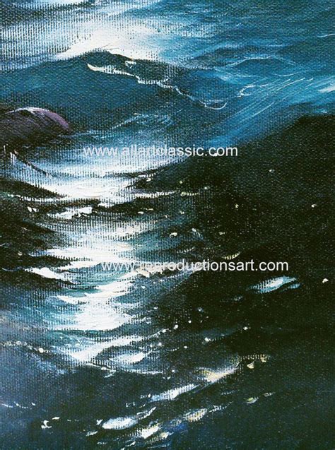 Ivan Aivazovsky Paintings-Storm in the North Sea Painting Details
