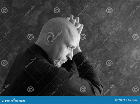 portrait   man stock photo image  lonely dramatic
