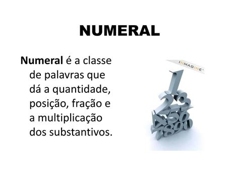 Classe De Palavras Numeral - 7
