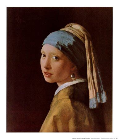 Vermeer Girl with a Pearl Earring and Other Paintings Containing Pearls