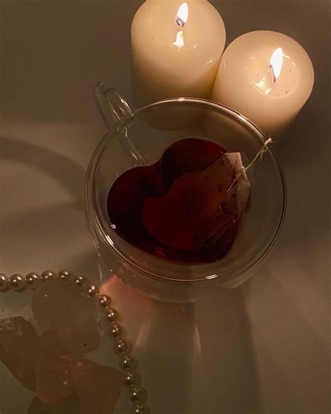 rose tea *･ﾟ୨୧ | Candle aesthetic, Red aesthetic, Dark feminine aesthetic
