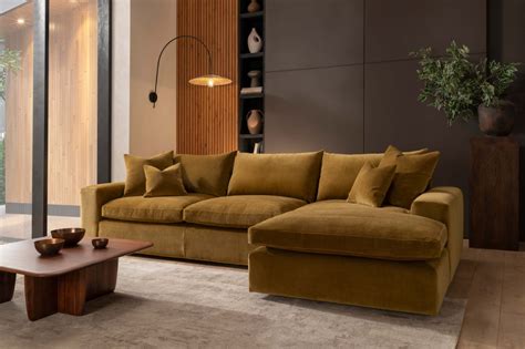 Buy Cuddlemuffin Chaise Corner Sofa Online in London, UK | Denelli Italia