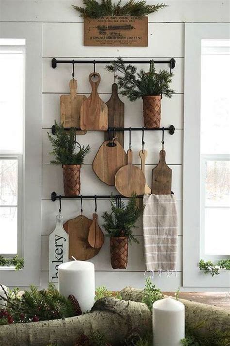 27 Cozy Rustic Kitchen Wall Decor Ideas - DigsDigs