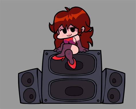a completly normal GirlFriend skin Mod Mod for Friday Night Funkin