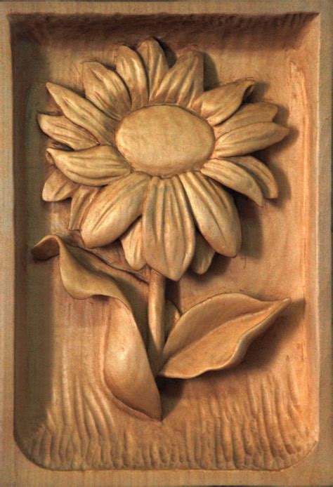 Free Wood Carving Flower Patterns