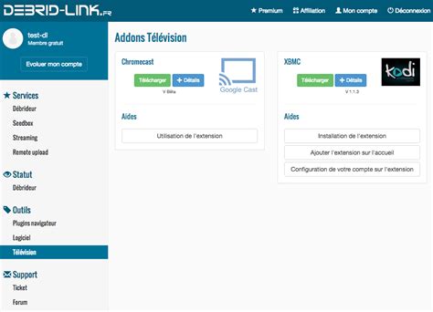 Informations - Debrid-Link