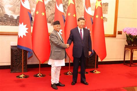 nepal  china sign bri cooperation framework nepalekhabarcom