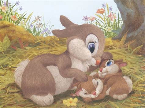 Очаровательные картинки с кроликами | Disney drawings, Bambi disney ...