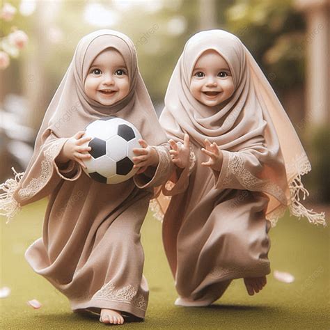 hijab cute baby girls playing  smile kids abhya ai images hd