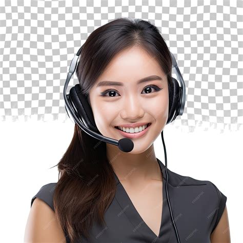 Premium PSD | Young people work and technology portrait of happy asian