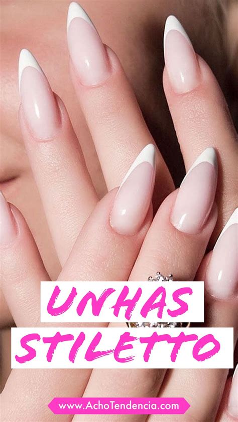 Formatos De Unhas Stiletto - Unha inglesinha amendoada | Tipos de unhas, Unhas stiletto, Unhas do ...