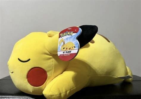 Pokémon Sleeping Pikachu Plush - Yellow | #4588745353