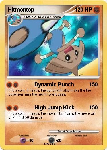 Pokémon Hitmontop 22 22 - Dynamic Punch - My Pokemon Card