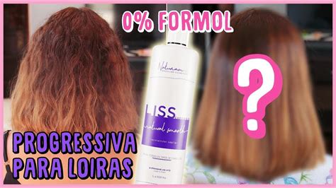 Loira Pode Fazer Progressiva Com Formol - 💜 PROGRESSIVA PARA LOIRAS 0% Formol - SMOOTH NATURIAM [Low Poo] - YouTube
