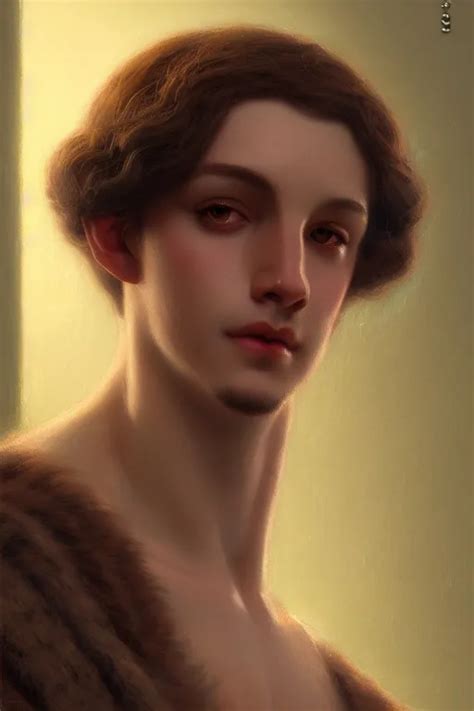 a portrait of a Satyr, illustration, soft lighting, | Stable Diffusion