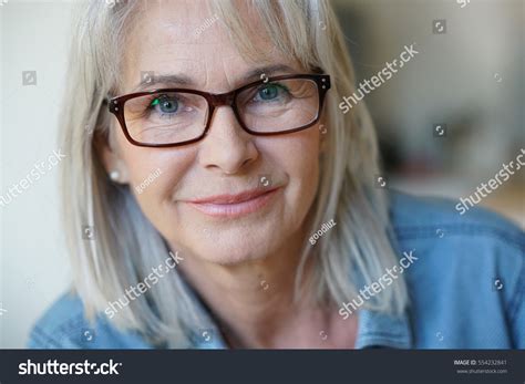 Portrait Senior Woman Eyeglasses Stock Photo 554232841 | Shutterstock