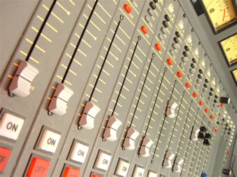 mixing board  stock photo freeimages
