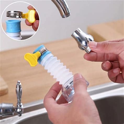 Extensor De Torneira Plastico - Bico Extensor de Torneira chuveiro Giratório Plástico | Shopee Brasil