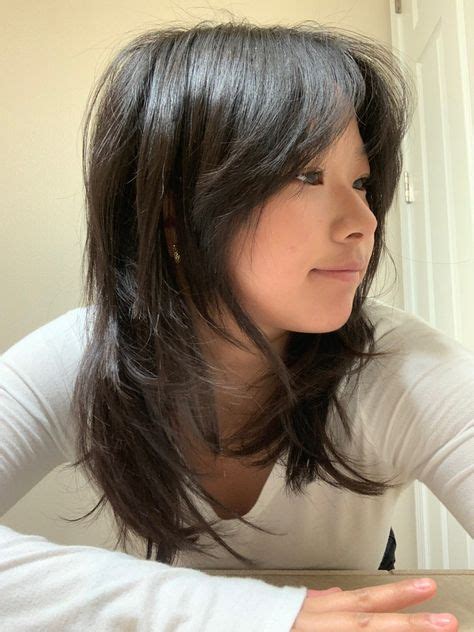 Female Wolfcut on Asian hair Haircuts For Medium Hair, Haircuts ...