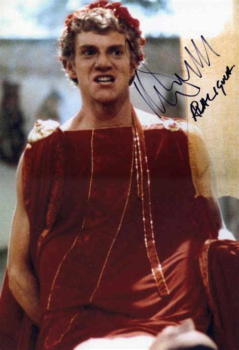 Signed Movie Still of Malcolm McDowell from Caligula