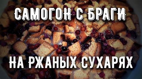 Самогон из браги с ржаными сухарями. Эксперимент! - YouTube