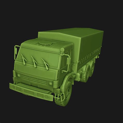 STL file KAMAZ 53501 | КАМАЗ 53501 | BY DELTORVIK 🪖・3D printer design ...
