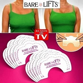Купить Наклейки для груди «невидимый бюстгальтер» Bare Lifts | Мелеон